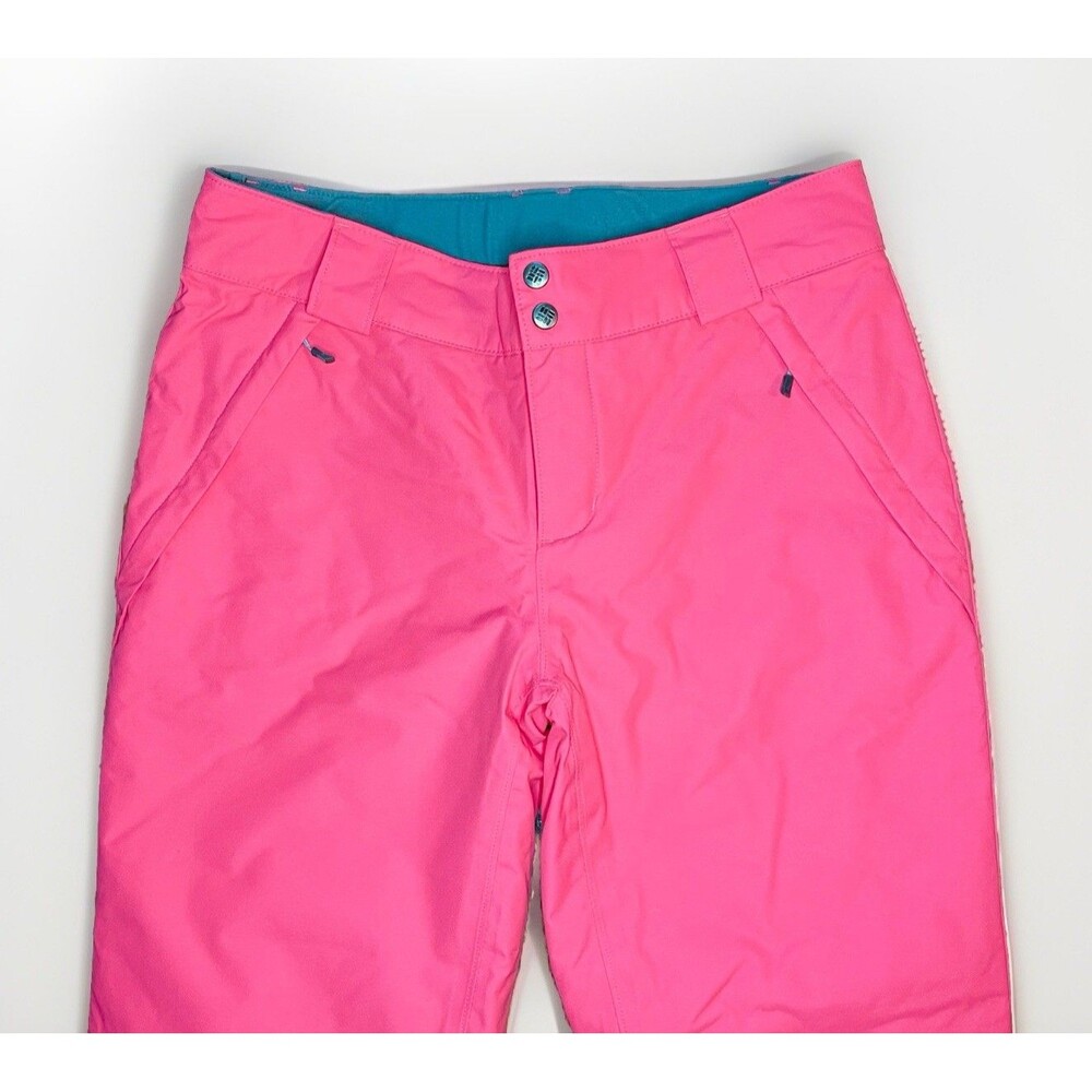 Columbia Omni-Tech Women's Adjustable Waist Snow Ski Pants Pink Medium - Picture 3 of 13